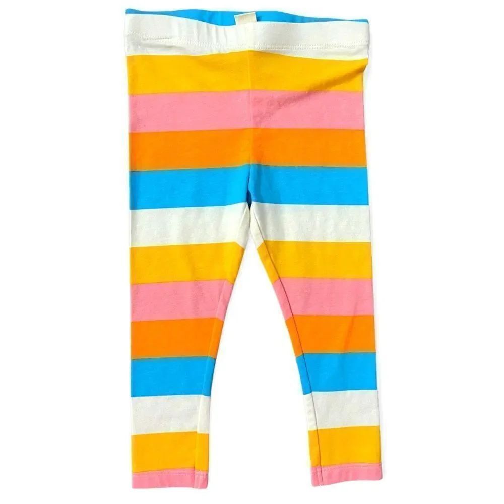 Tucker + Tate Toddler Girl’s Colorful Striped Pull On Leggings 24 Months